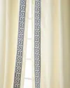 Home Silks Felix Curtain Panels, 108" In Navy