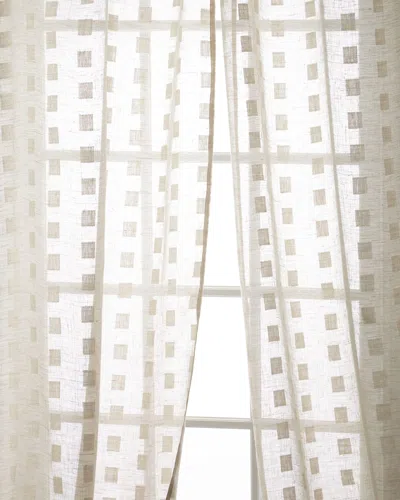 Home Silks Oakley Panel, 108"l In Off White