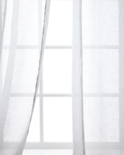 Home Silks Plantation Panels, 108" In White