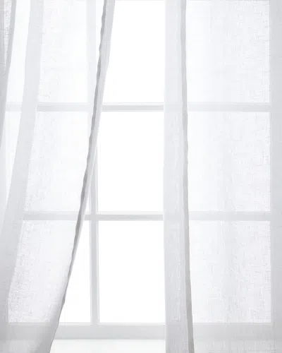 Home Silks Plantation Panels, 96" In White