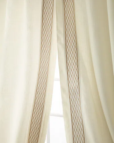 Home Silks Set Of Two Ambrosia Curtain Panels, 96"