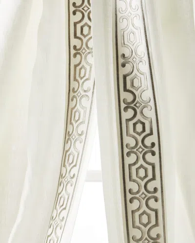 Home Silks Two Andes Natural Curtains, 96"l