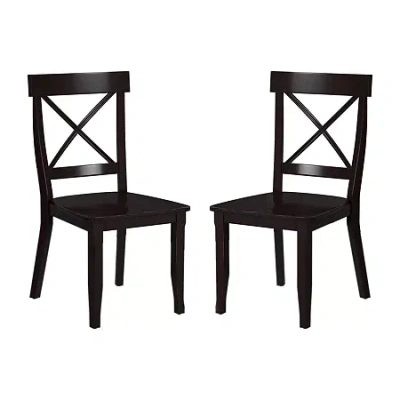 Home Styles Homestyles Blair Dining Chairs - Set Of 2 In Black
