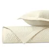 Home Treasures Basketweave Euro Quilted Shams Set In Ivory