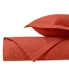 Home Treasures Basketweave Euro Quilted Shams Set In Lobster