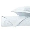 Home Treasures Basketweave Euro Quilted Shams Set In White