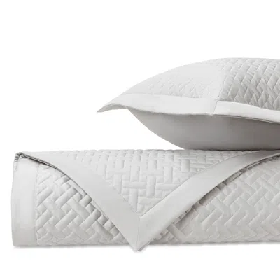 Home Treasures Basketweave Quilted Coverlet, King In Oyster