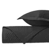 Home Treasures Basketweave Quilted Coverlet, Queen In Black