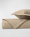 Home Treasures Basketweave 3-piece Quilted Coverlet Set In Candlelight