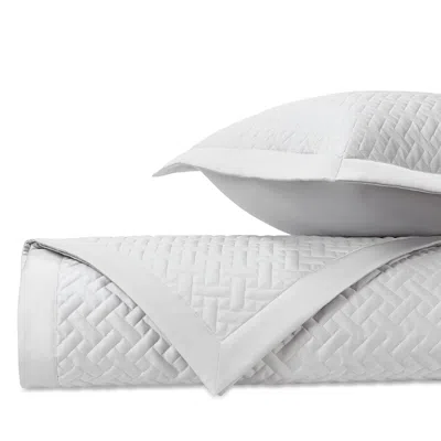 Home Treasures Basketweave Standard Quilted Sham, Pair In Pebble