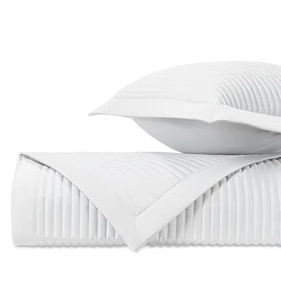 Home Treasures Channel Euro Quilted Sham Set In White