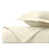 Home Treasures Channel Quilted Coverlet, Queen In Ivory