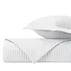 Home Treasures Channel Standard Quilted Sham, Pair In White