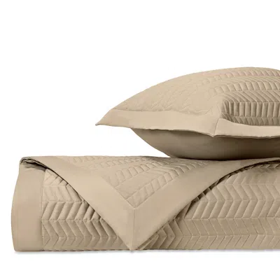 Home Treasures Chester Euro Quilted Sham Set In Candlelight