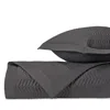 Home Treasures Chester Euro Quilted Sham Set In Grisaglia Gray
