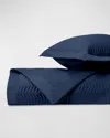 Home Treasures Chester Quilting Coverlet And Shams - King In Navy Blue