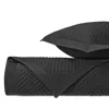 Home Treasures Diamond Euro Quilted Sham Set In Black