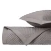 Home Treasures Diamond Euro Quilted Sham Set In Chrome