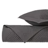 Home Treasures Diamond Euro Quilted Sham Set In Grisaglia Gray