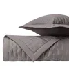 Home Treasures Fil Coupe Euro Quilted Sham Set In Chrome