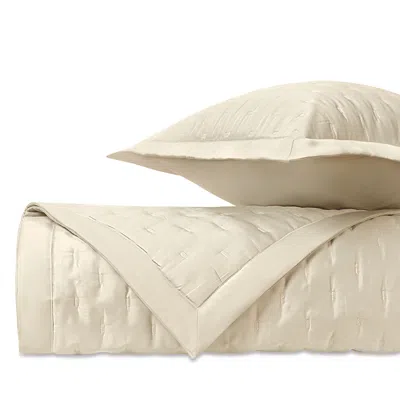 Home Treasures Fil Coupe Standard Quilted Shams, Pair In Neutral