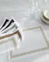 HOME TREASURES FINO LINEN PLACEMATS, SET OF 6