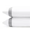 Home Treasures Gaia Standard Pillowcase, Pair In White/granite