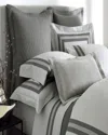 Home Treasures Harper King Pillowcases, Set Of 2 In Gray