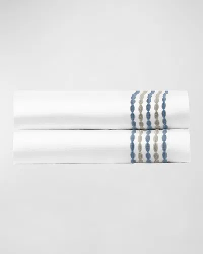 Home Treasures Stella King Pillowcases, Set Of 2 In White
