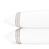 Home Treasures Stella Standard Pillowcase, Pair In Natural Charcoal