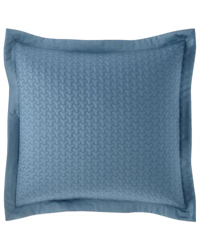 Home Treasures Trinity Quilted European Sham In Slate