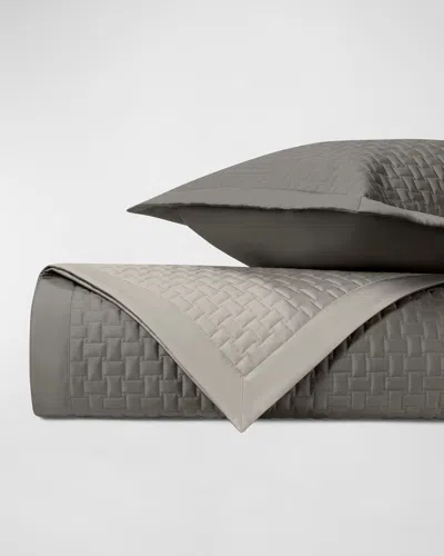 Home Treasures Wicker Coverlet Set, Fl / Qn In Sc Slate Gray