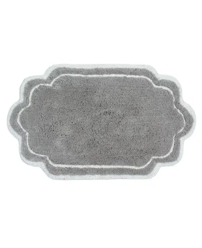 Home Weavers Allure Bathroom Rug, 21" X 34" In Gray