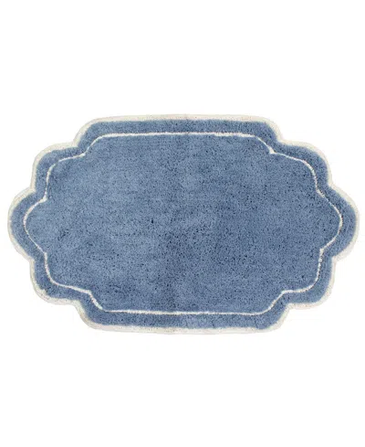 Home Weavers Allure Bathroom Rug, 24" X 40" In Blue