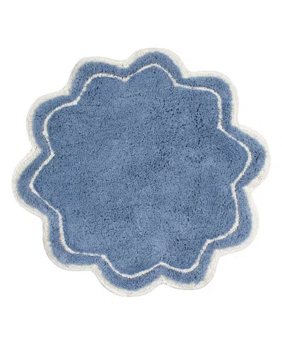 Home Weavers Allure Bathroom Rug, 30" Round In Blue