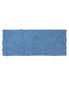 Home Weavers Bell Flower Runner Bath Rug, 21" X 54" In Blue