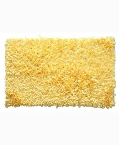 Home Weavers Bella Premium Jersey Shaggy Accent Rugs In Yellow
