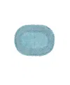 Home Weavers Double Ruffle Bath Rug, 17" X 24" In Butter