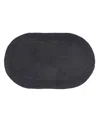 Home Weavers Double Ruffle Bath Rug, 24" X 40" In Gray