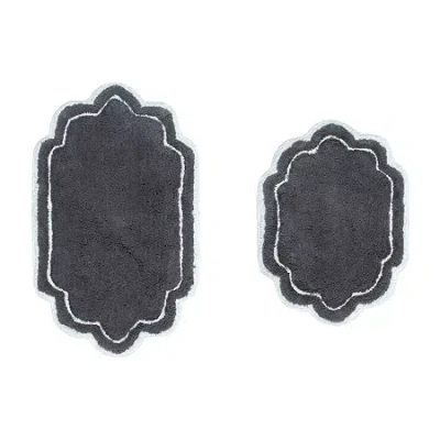Home Weavers Inc Allure 2-pc. Quick Dry Bath Rug Set In Gray