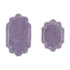 Home Weavers Inc Allure 2-pc. Quick Dry Bath Rug Set In Purple