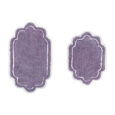 Home Weavers Inc Allure 2-pc. Quick Dry Bath Rug Set In Purple