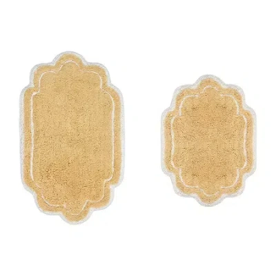 Home Weavers Inc Allure 2-pc. Quick Dry Bath Rug Set In Yellow