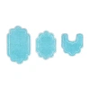 Home Weavers Inc Allure 3-pc. Quick Dry Bath Rug Set In Blue