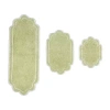 Home Weavers Inc Allure 3-pc. Quick Dry Bath Rug Set In Green