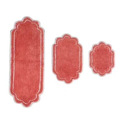 Home Weavers Inc Allure 3-pc. Quick Dry Bath Rug Set In Orange