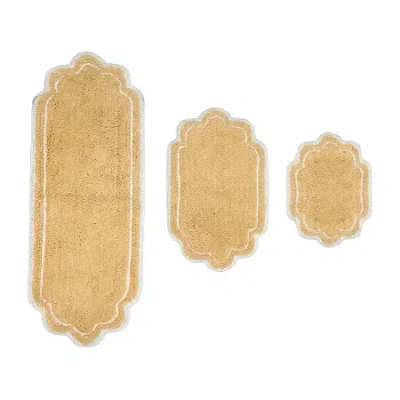 Home Weavers Inc Allure 3-pc. Quick Dry Bath Rug Set In Yellow