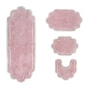 Home Weavers Inc Allure 4-pc. Quick Dry Bath Rug Set In Pink