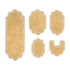 Home Weavers Inc Allure 5-pc. Quick Dry Bath Rug Set In Yellow