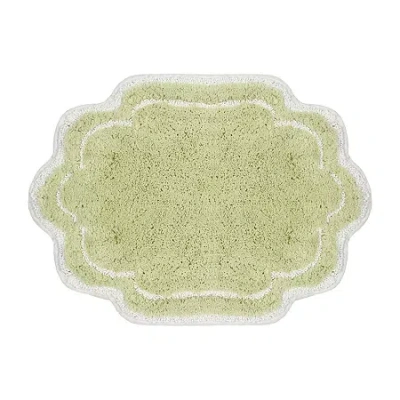 Home Weavers Inc Allure Quick Dry 17x24 Inch Bath Rug In Green